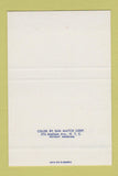 Matchbook Cover - Broadway Motor Court West Palm Beach FL SAMPLE 40 Strike