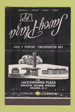Matchbook Cover - Savoy Plaza Orange NJ PRINTING ERROR WORN 40 Stick
