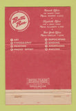 Matchbook Cover - Barton Press Lithographers Newark NJ 40 Strike