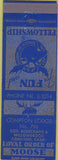 Matchbook Cover - Matchbook Cover Moose Lodge Compton CA blue