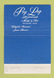 Matchbook Cover - Peg Leg Restaurant Motel Rockport MA 40 Strike