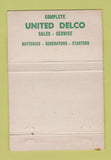 Matchbook Cover - Peninsular Diesel GM Saginaw Detroit Grand Rapids MI 40 Strike