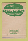 Matchbook Cover Buckles and Canton Electrical Contractors Cheyenne WY 40 Strike