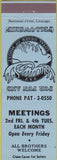 Matchbook Cover - Matchbook Cover Moose Lodge Patchogue LI NY NO CITY NAMED
