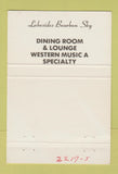 Matchbook Cover - Lakeside Resort Shoshoni WY 40 Strike