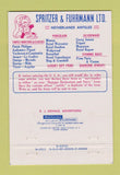 Matchbook Cover - Spritzer and Fuhrmann Netherlands Antilles Store 40 Strike