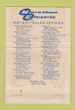 Matchbook Cover - Marathon Electric Wausau WI 40 Strike