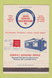 Matchbook Cover - Brooklyn Savings Bank NY 40 Strike