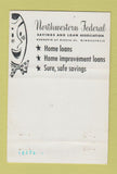 Matchbook Cover - Northwest Federal Savings and Loan Minneapolis MN 40 Strike