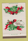Matchbook Cover - Picciotti's Restaurant Wilmington DE Christmas WEAR 40 Strike