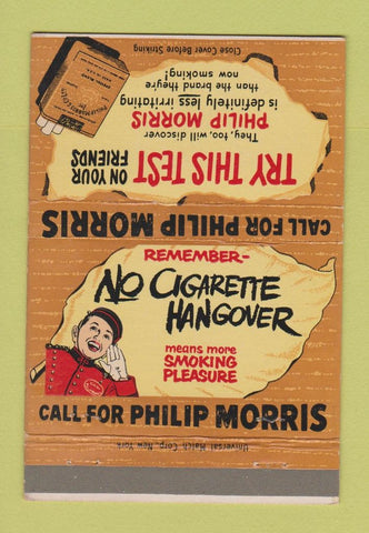 Matchbook Cover - Phillips Morris Cigarettes 40 Strike