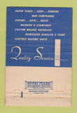 Matchbook Cover - OE Pfannkuch Bridgeport CT paper tubes bobbins 40 Strike