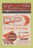 Matchbook Cover - Andrews' Restaurant West Hill ON 40 Strike