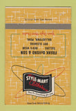 Matchbook Cover - Style Mart Men's Clothes DeVono Dallastown PA 40 Strike