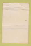 Matchbook Cover - Peterson Mobile Homes trailers Bismarck Mandan ND 40 Strike