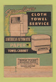 Matchbook Cover - Banner Linen Service Detroit MI towels 40 Strike