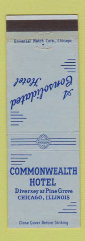 Matchbook Cover - Commonwealth Hotel Chicago IL WEAR