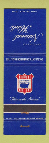 Matchbook Cover - Affiliated National Hotels WEAR