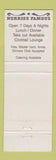 Matchbook Cover - Noris's Famous Ribs Port St Lucie Fort Pierce FL