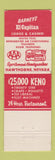 Matchbook Cover - Barney's El Capitan Casino Hawthorne NV