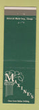 Matchbook Cover - Maxine's Restaurant Chicago IL