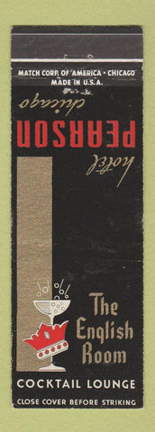 Matchbook Cover - Hotel Pearson Chicago IL