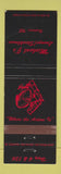 Matchbook Cover - Michael J's Steak House Beatrice NE