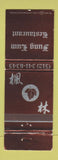 Matchbook Cover - Fung Lum Restaurant Chinese San Antonio TX