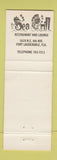 Matchbook Cover - Sea Grill Restaurant Fort Lauderdale FL Christmas