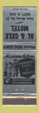 Matchbook Cover - Al & Cele Motel Mott ND