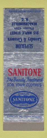 Matchbook Cover - Superior Laundry Cleaners Hendersonville NC