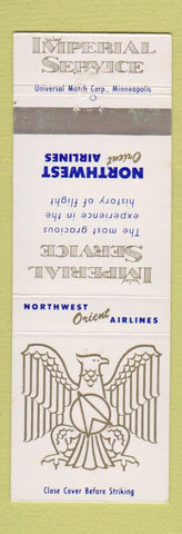 Matchbook Cover - Northwest Orient Airlines