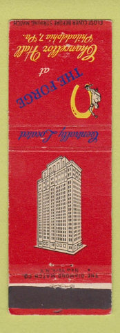 Matchbook Cover - The Forge Chancellor Hall Hotel Philadelphia PA