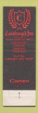 Matchbook Cover - Candlewyck Inn Green Lane PA