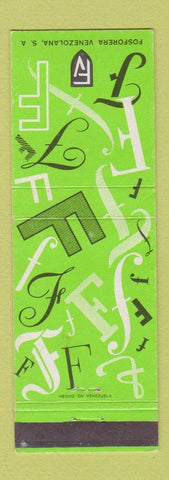 Matchbook Cover - Venezuela Fosforera Venezolana