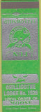 Matchbook Cover - Matchbook Cover Moose Lodge Chillicothe OH