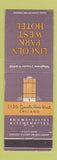 Matchbook Cover - Lincoln Park West Hotel Chicago IL