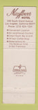 Matchbook Cover - Mayflowers Hotel Los Angeles CA Chart Room