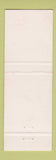 Matchbook Cover - Vagabond Motor Hotels CREASE