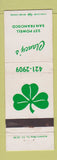 Matchbook Cover - Clancy's San Francisco CA
