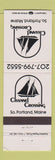 Matchbook Cover - Channel Crossing South Portland ME