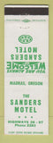 Matchbook Cover - Sanders Motel Madras OR