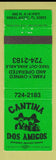 Matchbook Cover - Dantina Dos Amigos Indialantic FL