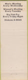 Matchbook Cover - Matchbook Cover Moose Lodge Reseda CA