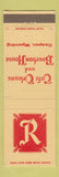 Matchbook Cover - Cafe Orleans Bourbon House Casper WY