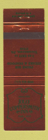 Matchbook Cover - Jolly Coppersmith Restaurant Yocumtown PA