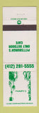 Matchbook Cover - Murphy's Cafe Pittsburgh PA