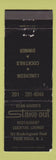 Matchbook Cover - Stan Bader's Stake Out Park Ridge NJ WEAR