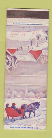 Matchbook Cover - Boss Overall Cleaners Anaheim CA Christmas WEAR
