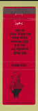 Matchbook Cover - Roadside BBQ Pit pig San Diego CA